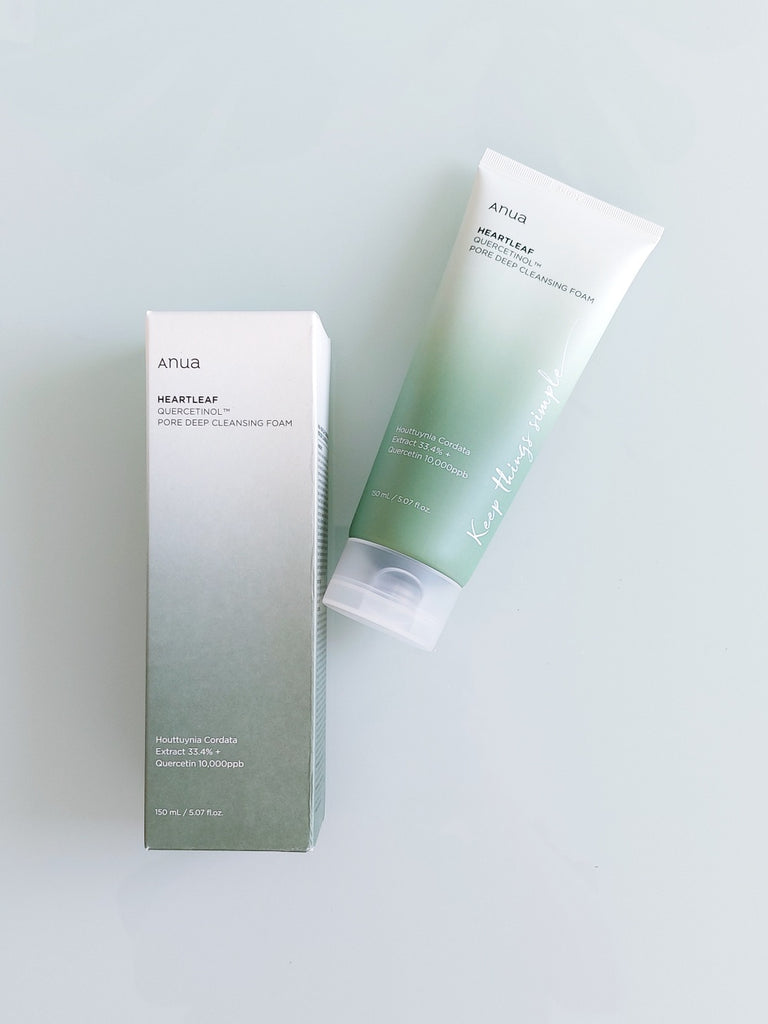 anua heartleaf cleansing foam