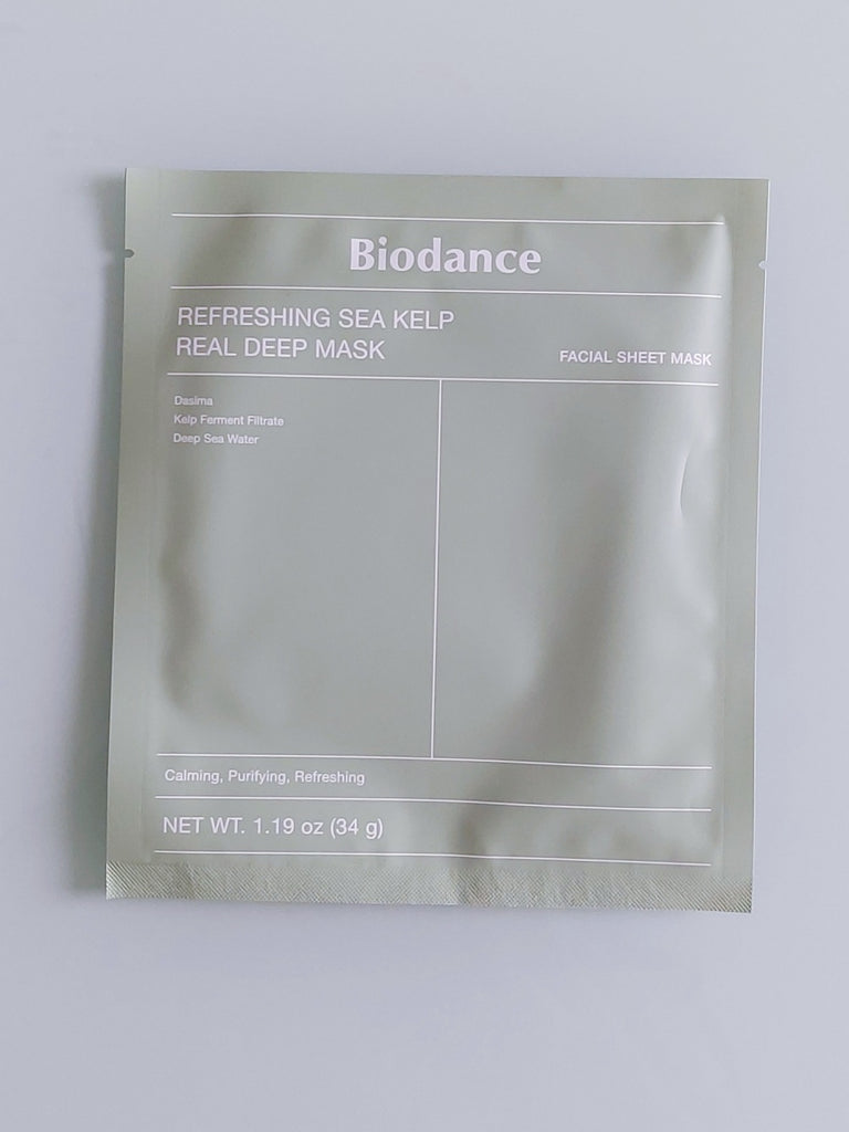 Biodance refreshing sea kelp real deep mask