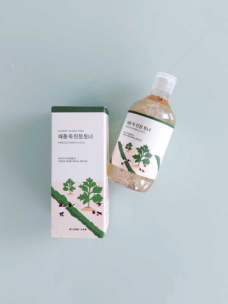 Round Lab mugwort calming toner plus