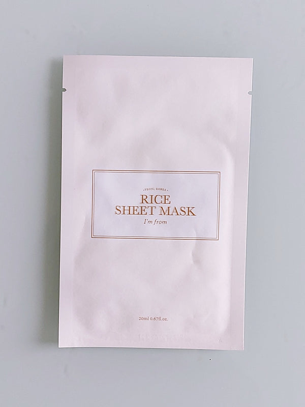 I'm From Rice sheet mask