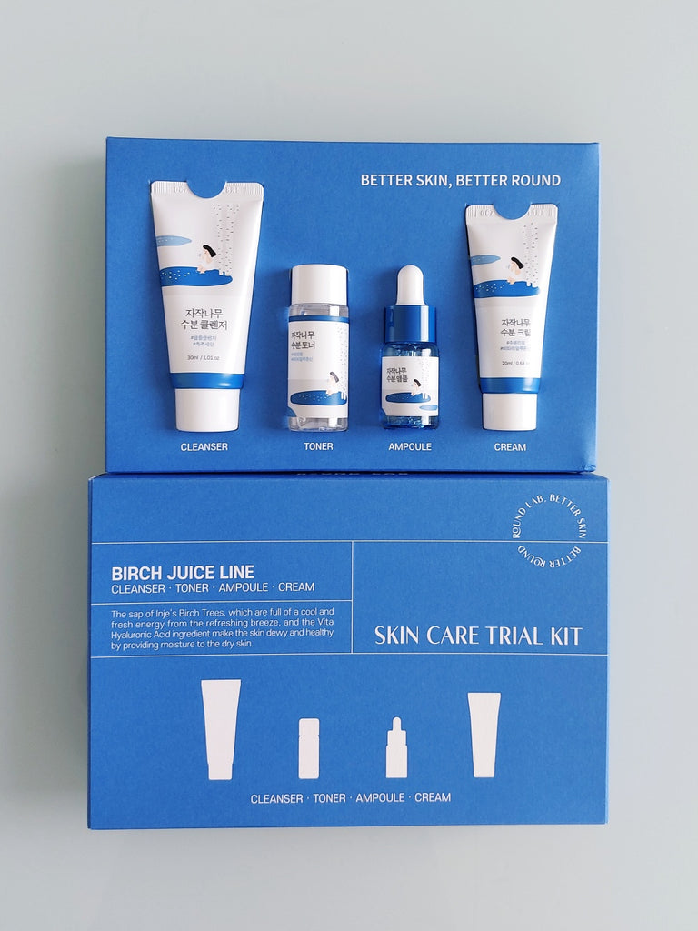 Round Lab Birch Juice Skin Care Trial Kit