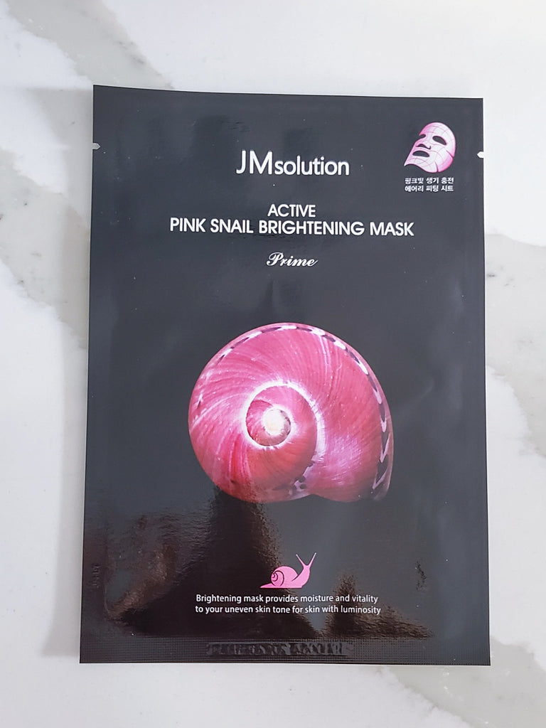 JMsolution Active Pink Snail Brightening Mask