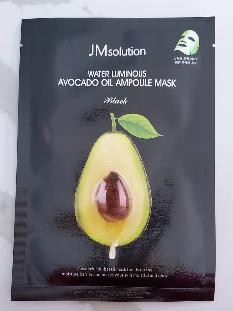 JMsolution Water Luminous Avocado Oil Ampoule Mask